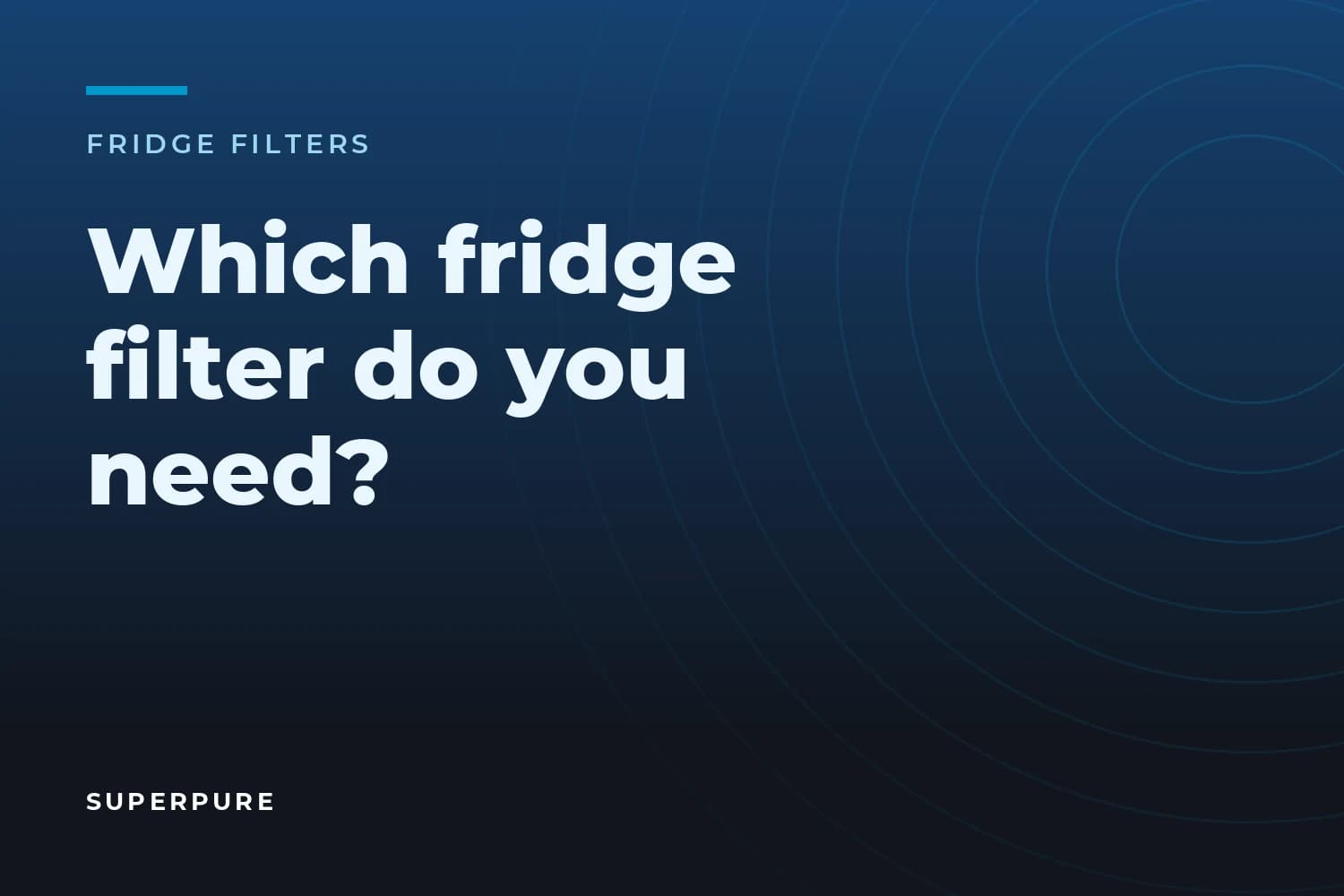 Which fridge filter do I actually need?