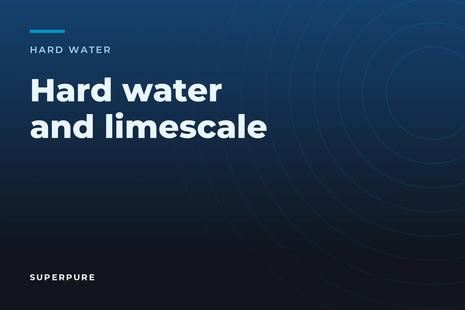 Hard water and limescale: what a filter can and can't do